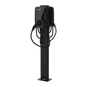 FoxESS 2× 22 kW elektromobilių įkrovikliai su dvipusiu stovu